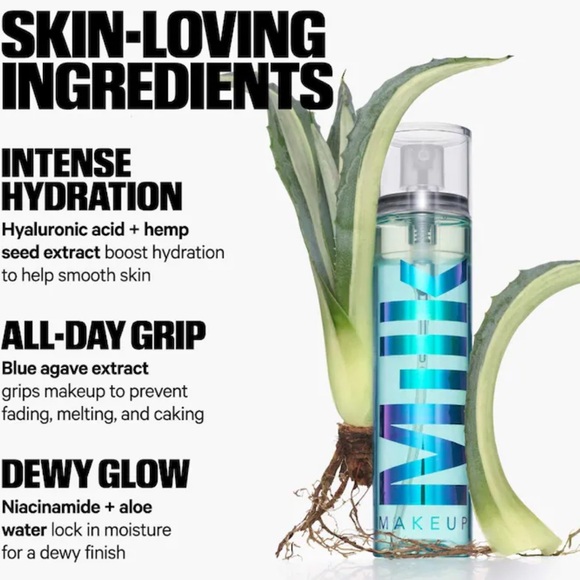 Milk Makeup Hydro Grip Dewy Long-Lasting Setting Spray 💧 NEW IN BOX - Picture 4 of 6